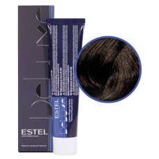ESTEL Deluxe Краска-уход 3/0 Темный шатен , 60 мл