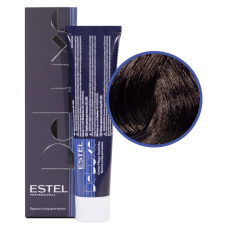 ESTEL Deluxe Краска-уход 4/7 Шатен коричневый , 60 мл