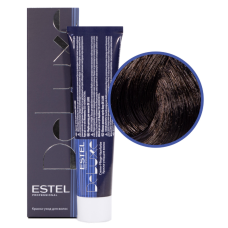 ESTEL Deluxe Краска-уход 4/75 Шатен коричнево-красный , 60 мл