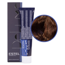 ESTEL Deluxe Краска-уход 5/4 Светлый шатен красный , 60 мл
