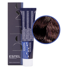 ESTEL Deluxe Краска-уход 5/60 Светлый шатен фиолетовый для седины , 60 мл