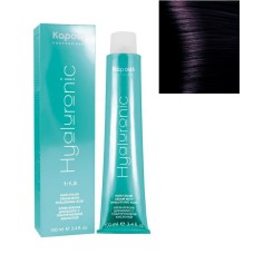 KAPOUS Hyaluronic Acid Крем-краска 1/2 Черный фиолетовый , 100 мл