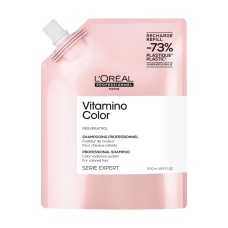 LOREAL Serie Expert Vitamino color Шампунь для окрашенных волос, рефил 500 мл