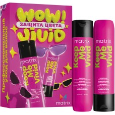 MATRIX Keep Me Vivid для сохранения яркого цвета волос, Шампунь 300мл+Кондиционер 300мл (набор)