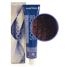 MATRIX SOCOLOR beauty Extra Coverage Стойкая крем-краска 504RB Шатен красно-коричневый для седых волос , 90 мл