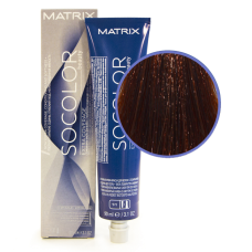 MATRIX SOCOLOR beauty Extra Coverage Стойкая крем-краска 505BC Светлый шатен коричнево-медный для седых волос , 90 мл