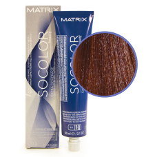 MATRIX SOCOLOR beauty Extra Coverage Стойкая крем-краска 506BC Темный блондин коричнево-медный для седых волос , 90 мл