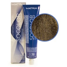 MATRIX SOCOLOR beauty Extra Coverage Стойкая крем-краска 507G Блондин золотистый для седых волос , 90 мл