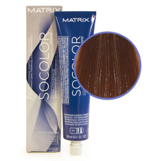 MATRIX SOCOLOR beauty Extra Coverage Стойкая крем-краска 508BC Светлый блондин коричнево-медный для седых волос , 90 мл