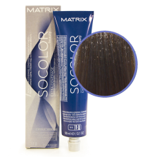 MATRIX SOCOLOR beauty Extra Coverage Стойкая крем-краска 508NA Светлый блондин натуральный пепельный для седых волос , 90 мл