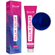 OLLIN Fashion Color Перманентная крем-краска Экстра-интенсивный синий , 60 мл