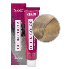OLLIN Color Перманентная крем-краска 10/1 Светлый блондин пепельный , 100 мл