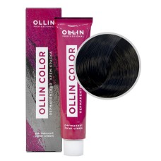 OLLIN Color Перманентная крем-краска 2/0 Черный , 100 мл