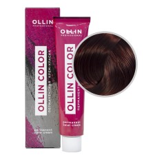 OLLIN Color Перманентная крем-краска 5/6 Светлый шатен красный , 100 мл