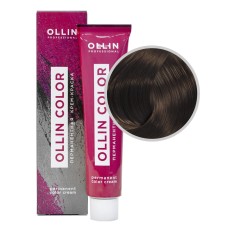 OLLIN Color Перманентная крем-краска 5/71 Светлый шатен коричнево-пепельный , 60 мл