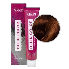 OLLIN Color Перманентная крем-краска 6/4 Темно-русый медный , 100 мл OLLIN Color Перманентная крем-краска 6/4 Темно-русый медный , 100 мл