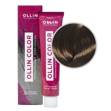 OLLIN Color Перманентная крем-краска 6/7 Темно-русый коричневый , 100 мл OLLIN Color Перманентная крем-краска 6/7 Темно-русый коричневый , 100 мл