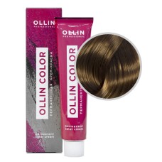 OLLIN Color Перманентная крем-краска 7/7 Русый коричневый , 60 мл