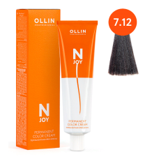 OLLIN N-JOY - Перманентная крем-краска для седины 7/12 Русый пепельно-фиолетовый, 100 мл OLLIN N-JOY - Перманентная крем-краска для седины 7/12 Русый пепельно-фиолетовый, 100 мл