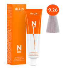 OLLIN N-JOY - Перманентная крем-краска для седины 9/26 Блондин фиолетово-красный, 100 мл