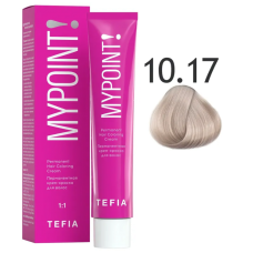 TEFIA My Point Крем-краска для волос 10/17 Экстра светлый блондин пепельно-фиолетовый, 60 мл