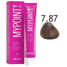 TEFIA My Point Крем-краска для волос 7/87 Блондин коричнево-фиолетовый, 60 мл