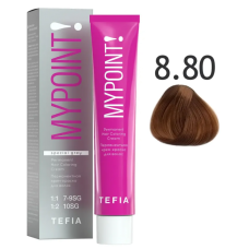 TEFIA My Point Крем-краска для волос 8/80 Светлый блондин коричневый для седины, 60 мл