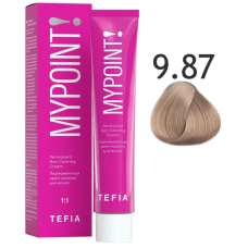 TEFIA My Point Крем-краска для волос 9/87 Очень светлый блондин коричнево-фиолетовый, 60 мл