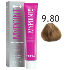 TEFIA My Point Крем-краска для волос 9/80 Очень светлый блондин коричневый для седины, 60 мл