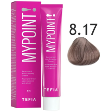 TEFIA My Point Крем-краска для волос 8/17 Светлый блондин пепельно-фиолетовый, 60 мл