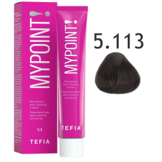 TEFIA My Point Крем-краска для волос 5/113 Светлый брюнет матовый, 60 мл