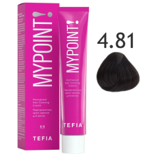 TEFIA My Point Крем-краска для волос 4/81 Брюнет коричнево-пепельный, 60 мл