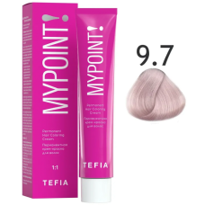 TEFIA My Point Крем-краска для волос 9/7 Очень светлый блондин фиолетовый, 60 мл