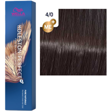 WELLA Koleston Perfect Стойкая крем-краска 4/0 Коричневый натуральный , 60 мл