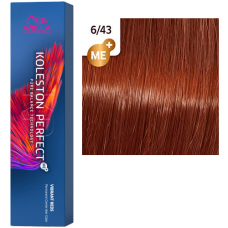 WELLA Koleston Perfect Стойкая крем-краска 6/43 Дикая орхидея , 60 мл
