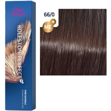 WELLA Koleston Perfect Стойкая крем-краска 66/0 Темный блонд интенсивный натуральный , 60 мл