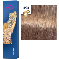 WELLA Koleston Perfect Стойкая крем-краска 8/38 Золотая умбра , 60 мл